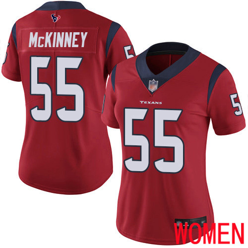 Houston Texans Limited Red Women Benardrick McKinney Alternate Jersey NFL Football #55 Vapor Untouchable->houston texans->NFL Jersey